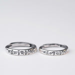 Bague pour Couple Porte bonheur Argent