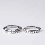 Bague pour Couple Porte bonheur Argent