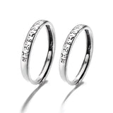 Bague pour Couple Porte bonheur Argent