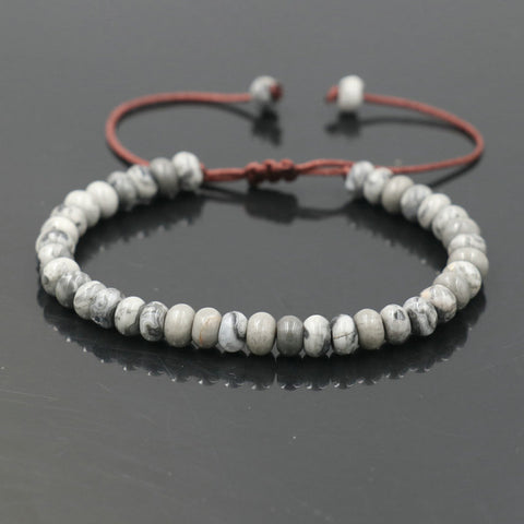 Onyx gris | bracelet